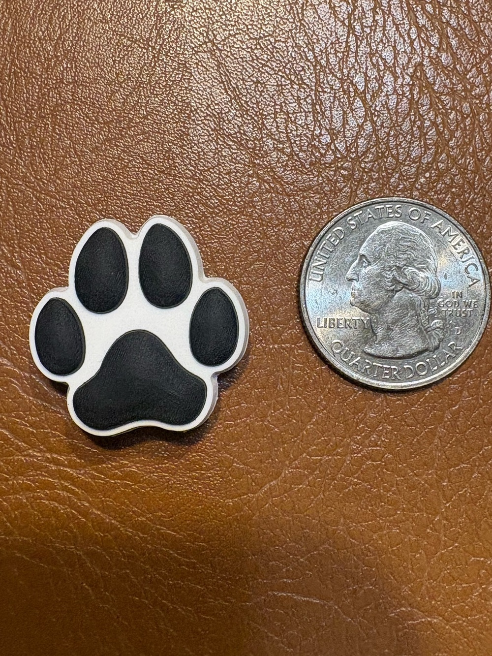 Paw Print Croc Charm - Picture 4 of 4
